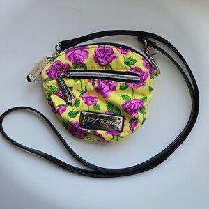 Betsey Johnson mini purse shoulder bag clutch crossbody